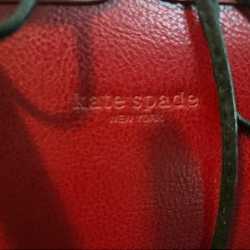 Kate Spade Red Shoulder Bag with Textured Finish - Picture 2 of 11